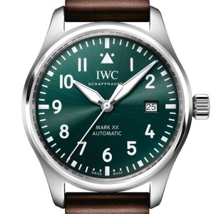 IWC Pilot 40 Green Dial Watch IW328205