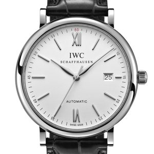 IWC Portofino on Strap 40 Silver Dial Watch IW356501