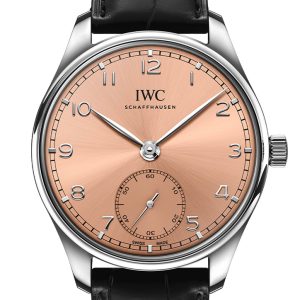IWC Portuguese 40 Salmon Dial Watch IW358313
