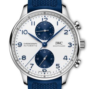 IWC Portuguese SS 41 Silver Dial Titanium Watch IW371620