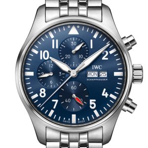 IWC Pilot Chronogragh 43 Blue Dial Watch IW378004