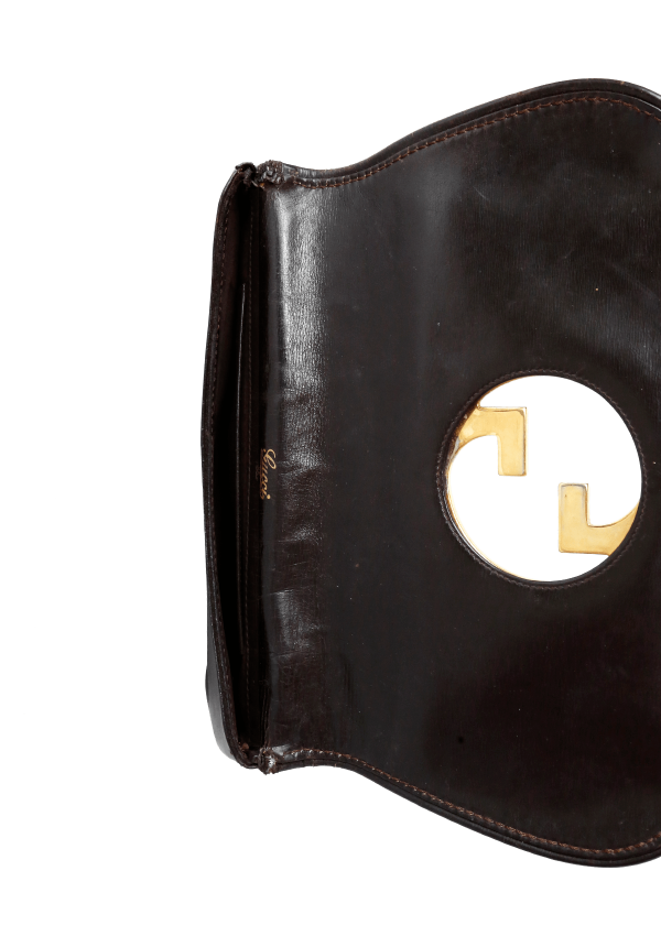 1970 VINTAGE BLOMDIE GUCCI MARROM ORIGINAL
