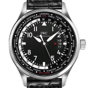 Iwc Pilots Worldtimer Automatic 45Mm Mens Watch Iw326201 Black