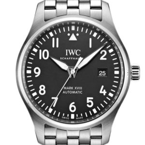 Iwc Pilot Automatic Black Dial 40Mm Mens Watch Iw327011