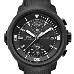 Iwc Aquatimer Chronograph Galapagos Islands 44Mm Mens Watch Iw379502 Black