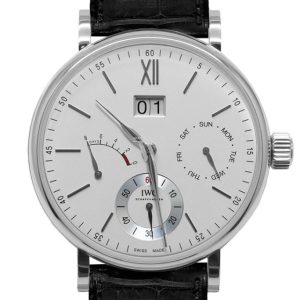 Iwc Portofino Day Date Silver-Plated Dial 8 Power Reserve 45Mm Mens Watch Iw516201 Silver