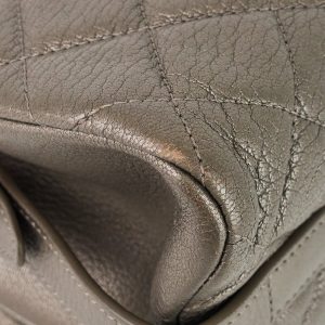 city rock large goatskin flap bag