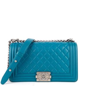 boy old medium lambskin leather bag