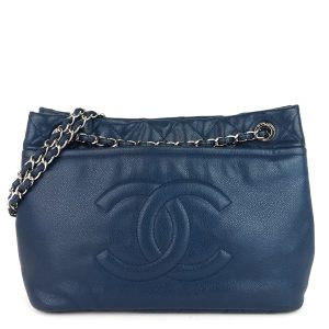 cc timeless caviar leather tote bag