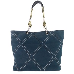 cruise line no. 5 medium quilted canvas shopping tote bag