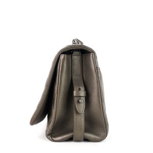 city rock large goatskin flap bag