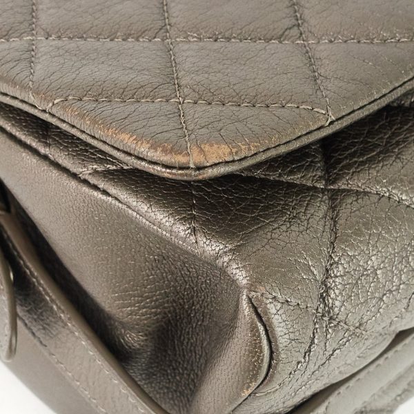 city rock large goatskin flap bag