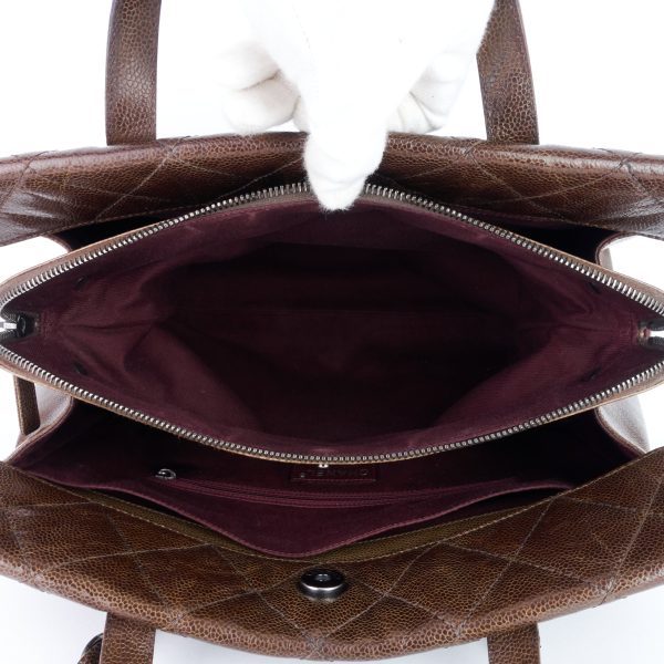 cc crave glazed caviar tote bag