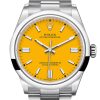 Rolex Oyster Perpetual 36 Yellow Dial Bracelet Watch 126000