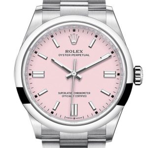 Rolex Oyster Perpetual 36 Pink Dial Bracelet Watch 126000