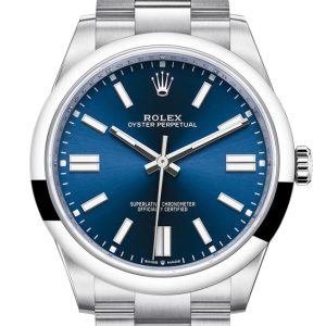 Rolex Oyster Perpetual 41 Blue Dial Bracelet Watch 124300