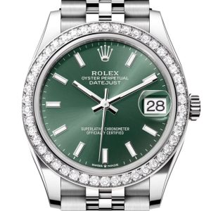 Rolex Datejust 31 Green Dial Jubilee Ladies Watch 278384Rbr 278384Rbr-0022