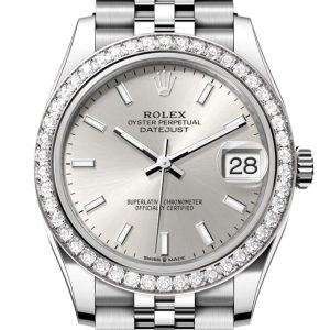 Rolex Datejust 31 Silver Dial Jubilee Ladies Watch 278384Rbr 278384Rbr-0016