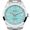 Rolex Oyster Perpetual 41 Turquoise Dial Bracelet Watch 124300 Dc