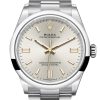 Rolex Oyster Perpetual 36 Silver Dial Bracelet Watch 126000
