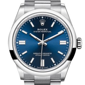 Rolex Oyster Perpetual 36 Blue Dial Bracelet Watch 126000