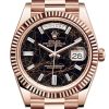 Rolex Day-Date 40 Eisenkiesel 10 Baguette-Cut Fluted Dial Diamond Bezel 18K Everose Gold President