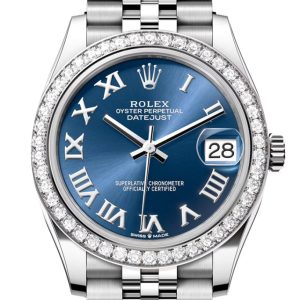 Rolex Datejust 31 Blue Roman Dial Jubilee Ladies Watch 278384Rbr 278384Rbr-0037