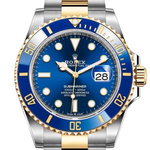 Rolex Submariner 41 Blue Dial Stainless Steel And 18K Yellow Gold Bracelet Automatic Men’s Watch