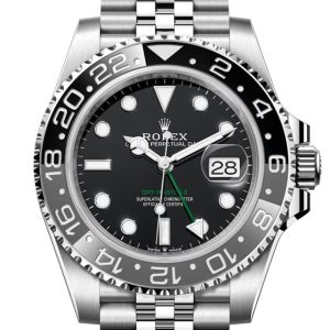 Rolex GMT-Master II Black Dial Grey-Black Bezel Jubilee Men's Watch 126710GRNR 2024 Releases