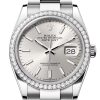 Rolex Datejust 36 Silver Dial Diamond Bezel Watch 126284Rbr 126284Rbr-0006