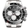 Rolex Daytona Black Dial White Gold Oyster Bracelet 126529LN