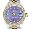 Rolex Datejust 28 Lavender Set With Diamonds Dial Diamond Bezel Yellow Gold Jubilee Ladies Watch