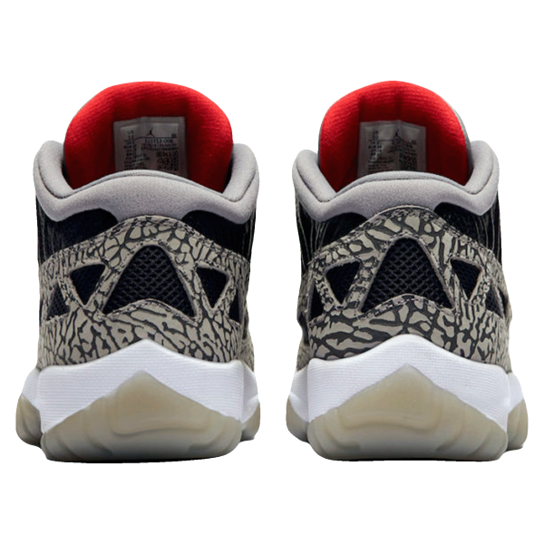Nike Air Jordan 11 Retro Low IE Black Cement Back