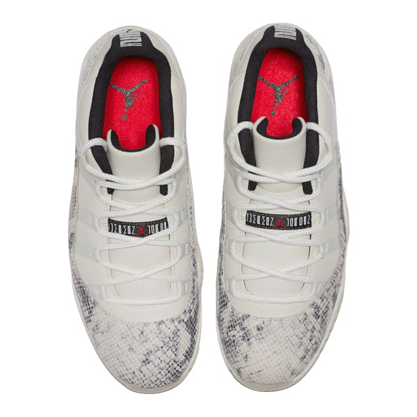 Nike Air Jordan 11 Retro Low Snake Light Bone Oben
