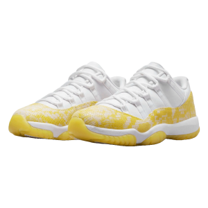 Nike Air Jordan 11 Retro Low Yellow Snakeskin (W) Side