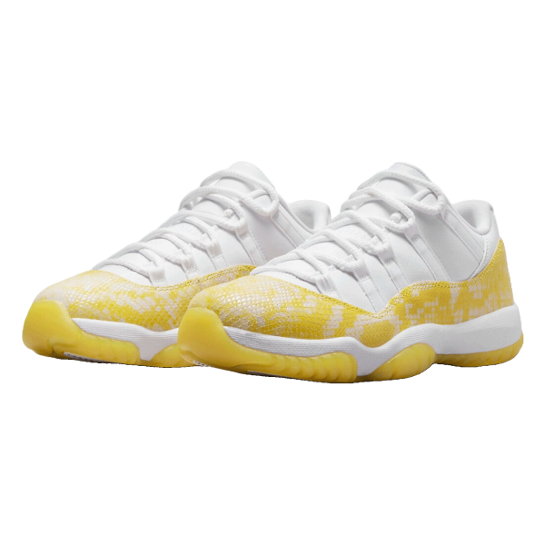 Nike Air Jordan 11 Retro Low Yellow Snakeskin (W) Side