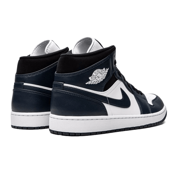 Nike Air Jordan 1 Mid Armory Navy (GS) Back
