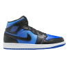 Nike Air Jordan 1 Mid Black Royal Blue