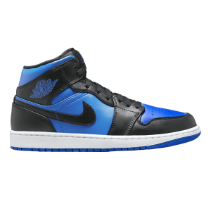 Nike Air Jordan 1 Mid Black Royal Blue