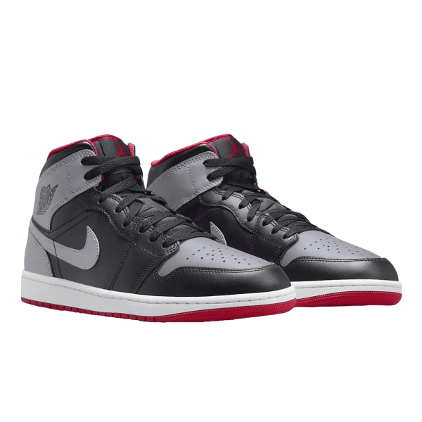Nike Air Jordan 1 Mid Bred Shadow Side
