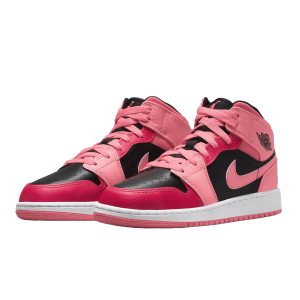 Nike Air Jordan 1 Mid Coral Chalk (GS) Side