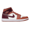 Nike Air Jordan 1 Mid Dusty Peach Night Maroon (W)