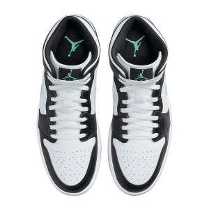 Nike Air Jordan 1 Mid Green Glow Oben