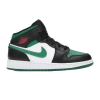 Nike Air Jordan 1 Mid Green Toe (GS)