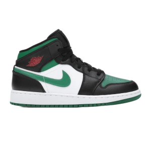 Nike Air Jordan 1 Mid Green Toe (GS)