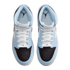 Nike Air Jordan 1 Mid Ice Blue (2022) (GS) Oben