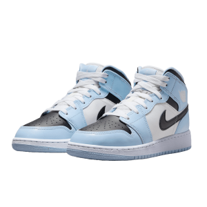 Nike Air Jordan 1 Mid Ice Blue (2022) (GS) Side