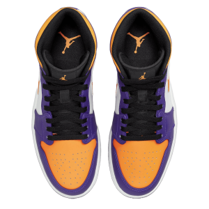 Nike Air Jordan 1 Mid Lakers (2022) Oben