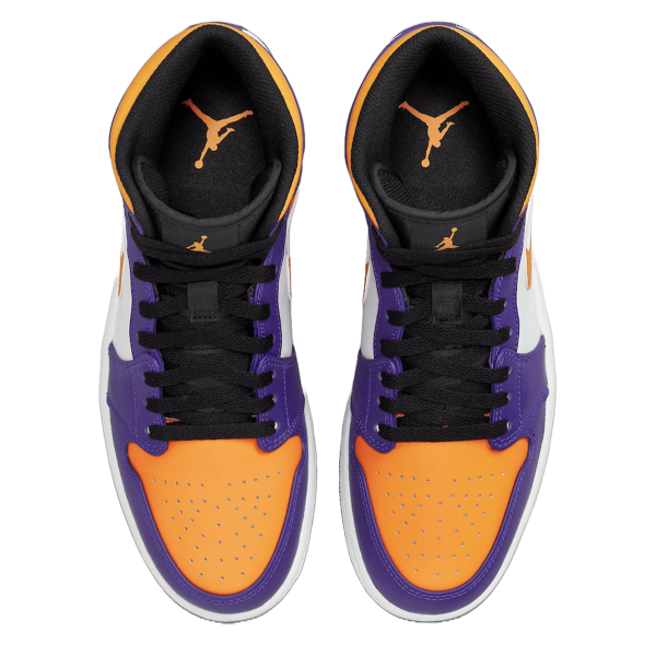 Nike Air Jordan 1 Mid Lakers (2022) Oben