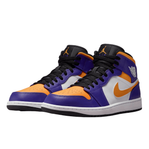 Nike Air Jordan 1 Mid Lakers (2022) Side